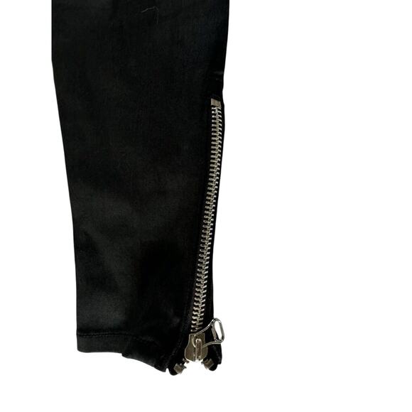 Joes Jeans “The Legging” Large Pull On Ankle Zip Skinny Black #3795 - Picture 8 of 13